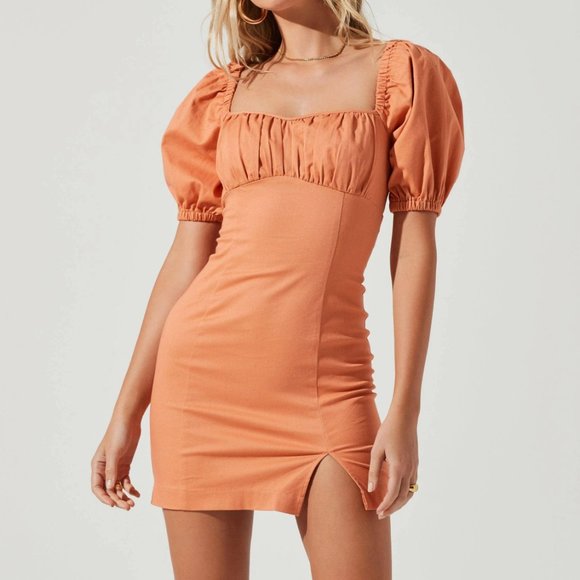 ASTR Mini Dress - NWT - Papaya - Picture 8 of 10